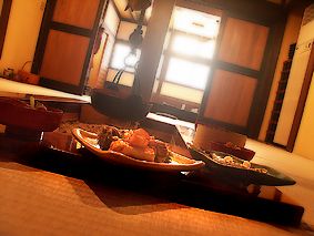 囲炉裏端