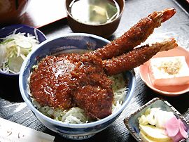 エビヒレ丼